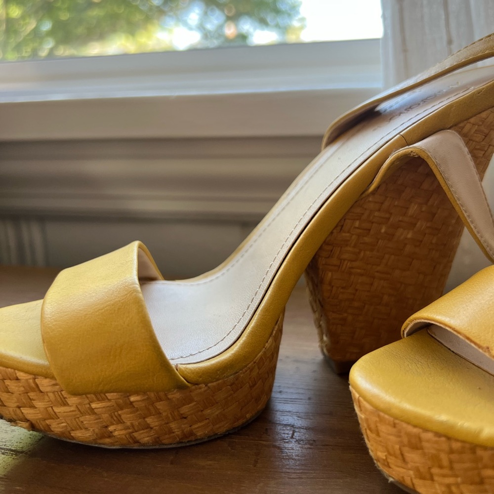 Yellow Summer Wedges